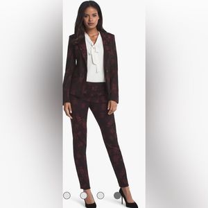 Rose Print  NWT pants & Skirt size 8 Jacket &Bustier s4 siting